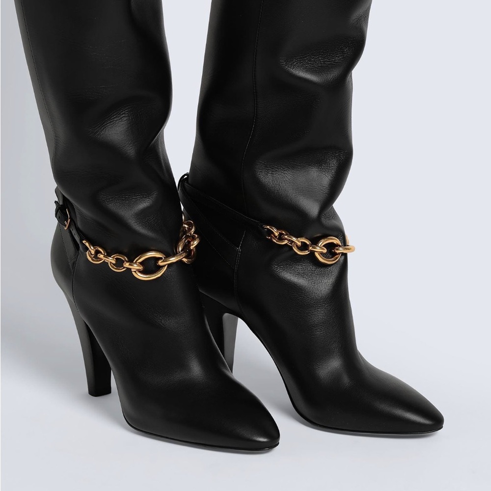 Saint Laurent Heeled Boots / like new/ size 41 but runs small for ~39/40
